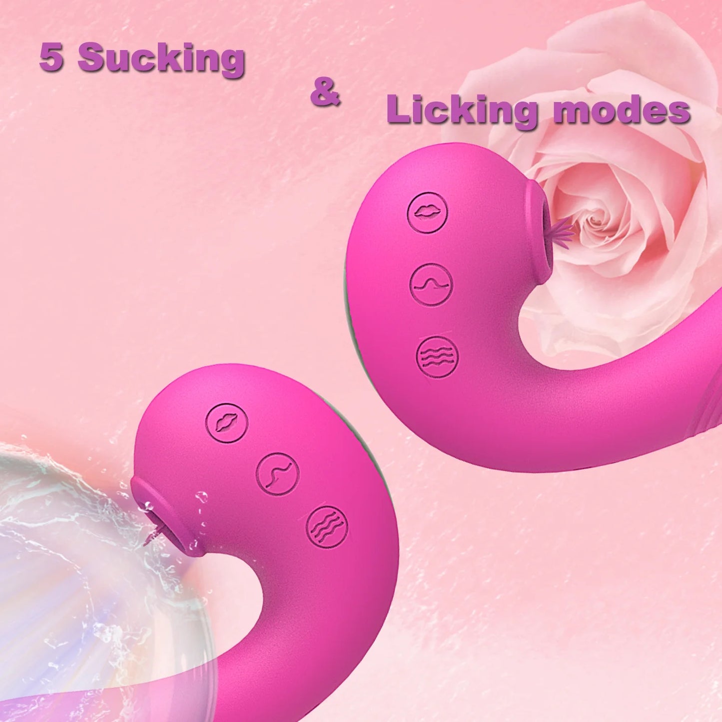 G Spot Vibrator Female Sex Toys for Women Adult Toy with Vibrating & Tapping & Swing & Suction Modes Silicone Stimulator Sexual Pleasure Tools Waterproof Personal Massager for Couples