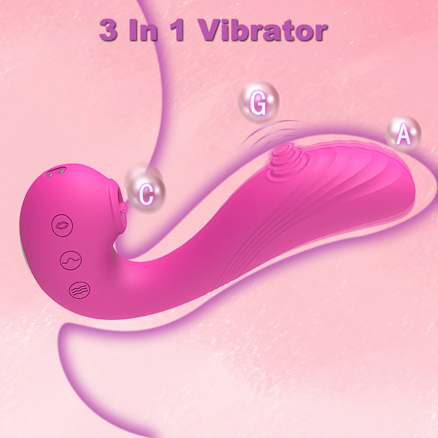 G Spot Vibrator Female Sex Toys for Women Adult Toy with Vibrating & Tapping & Swing & Suction Modes Silicone Stimulator Sexual Pleasure Tools Waterproof Personal Massager for Couples